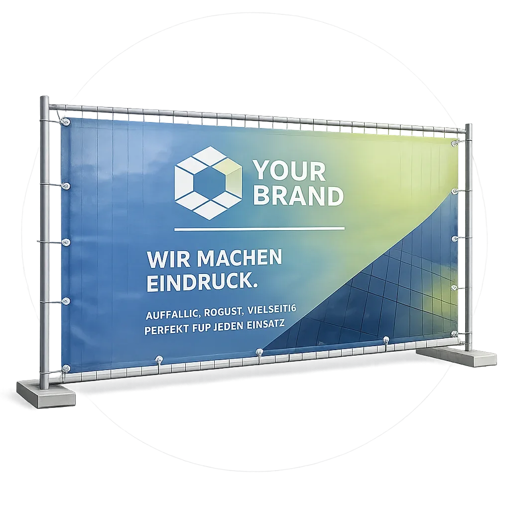 Bauzaunblachen – individuell bedruckt, robust und aufmerksamkeitsstark
