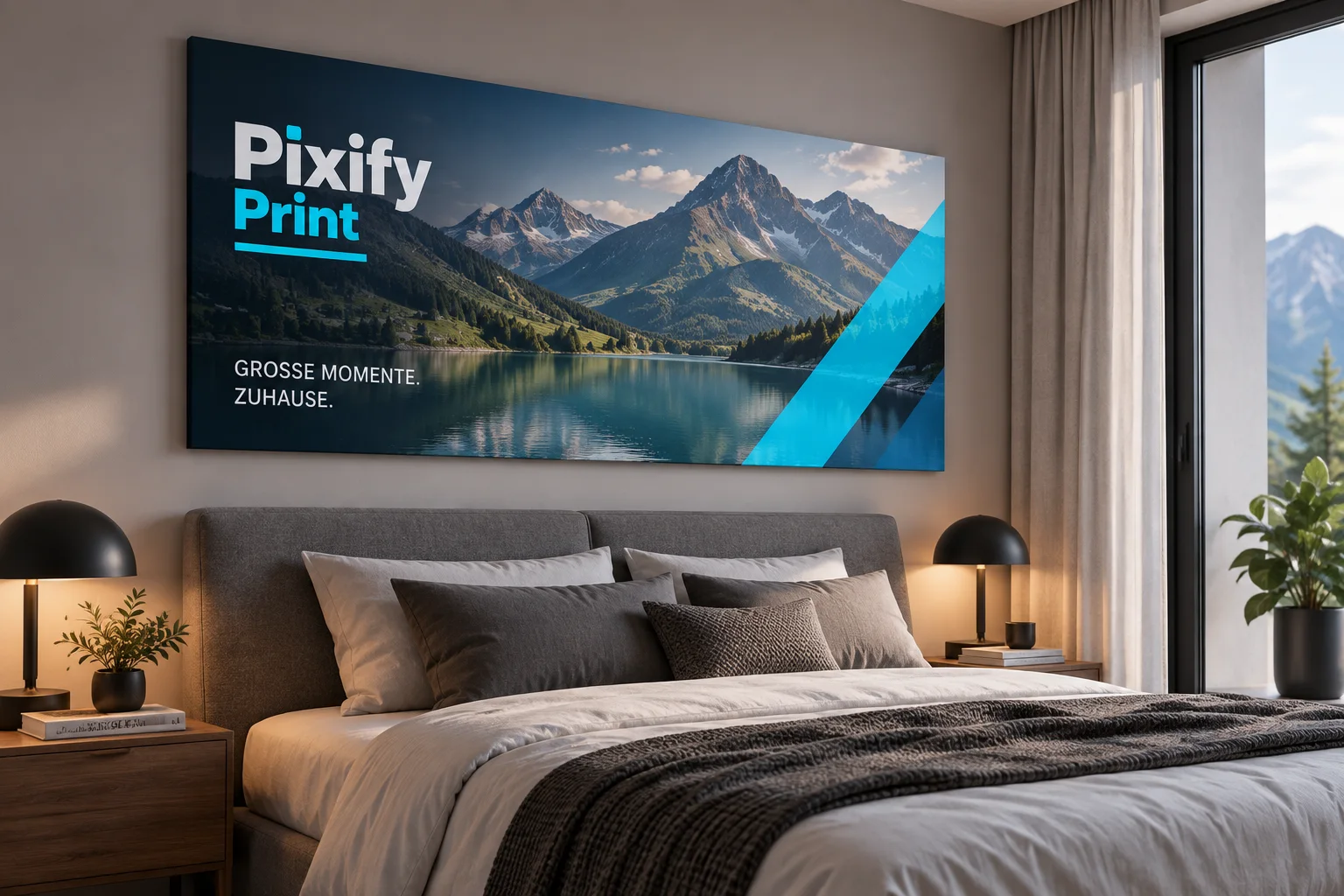 Pixifyprint ch Wandbild Schlafzimmer