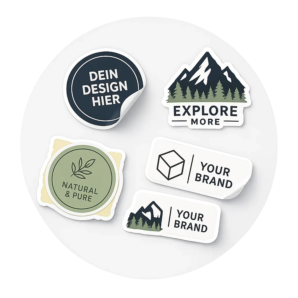 Aufkleber & Sticker – individuell, vielseitig, in deiner Wunschgrösse
