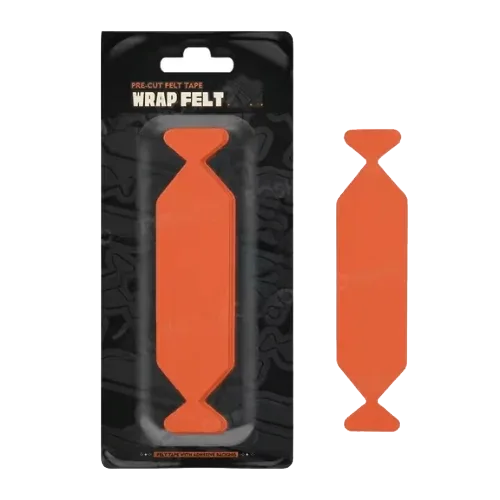Rakel-Filz - Flügelförmig Orange 10-teiliges Set